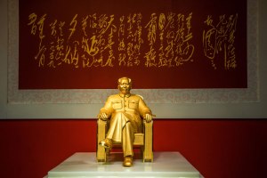 Communist China’s unveils a gold and jade statue of founding father, Mao Zedong for 120th anniversary. It took over eight months for 20 artist to craft the $16.5 million statue.