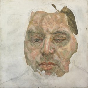 Lucian Freud's "Francis Bacon," 1956-1957, oil on canvas
